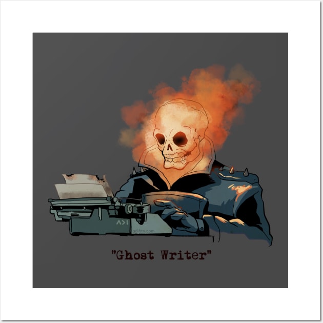 Ghost Writer Wall Art by adifitri